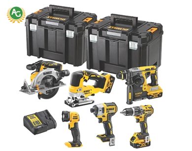 10Piece DeWalt Tool & Battery Bundle